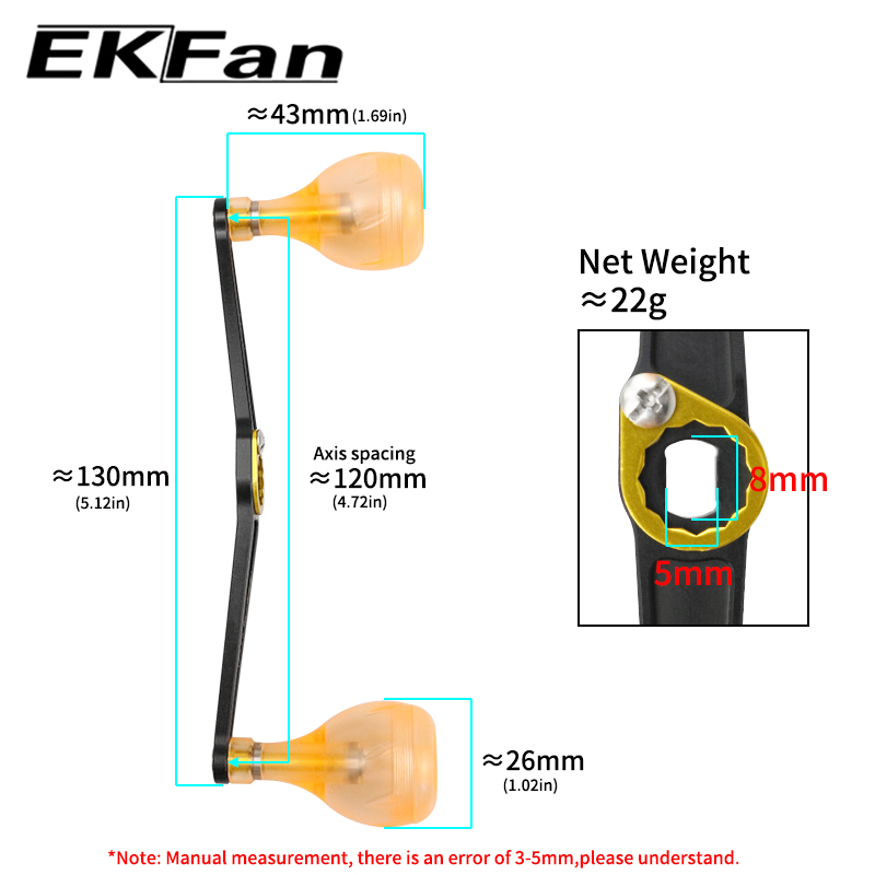 EKFan-manijas de aleación ultr - Spincast Reel reseña y precio